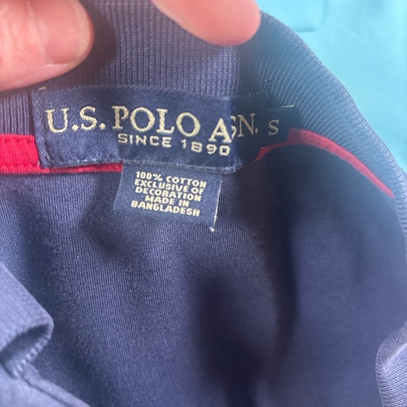 U.S. Polo Assn. Light Blue and Navy Polo Shirts - Picture 5 of 5